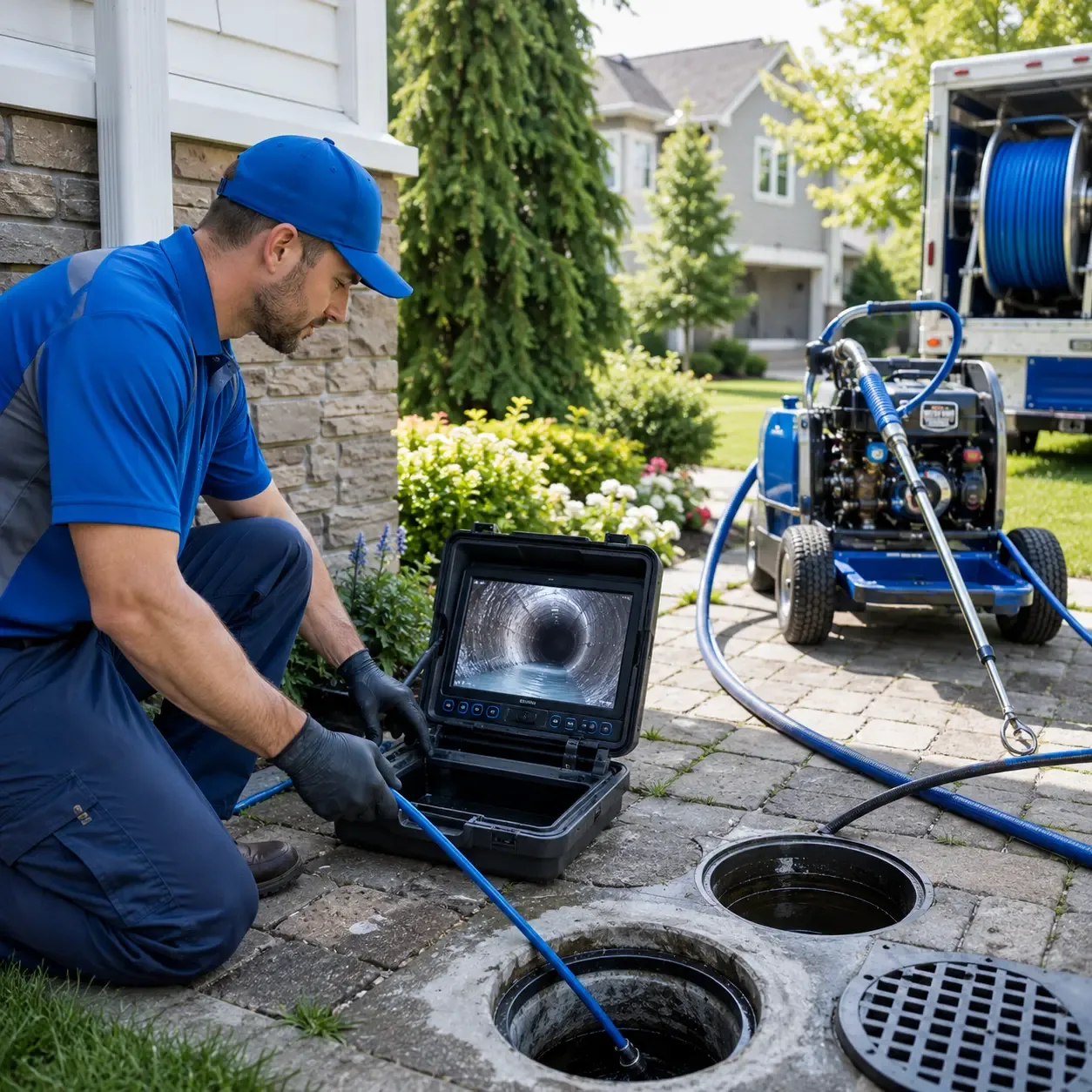 Outdoor drain cleaning professionals serving Goreville, IL